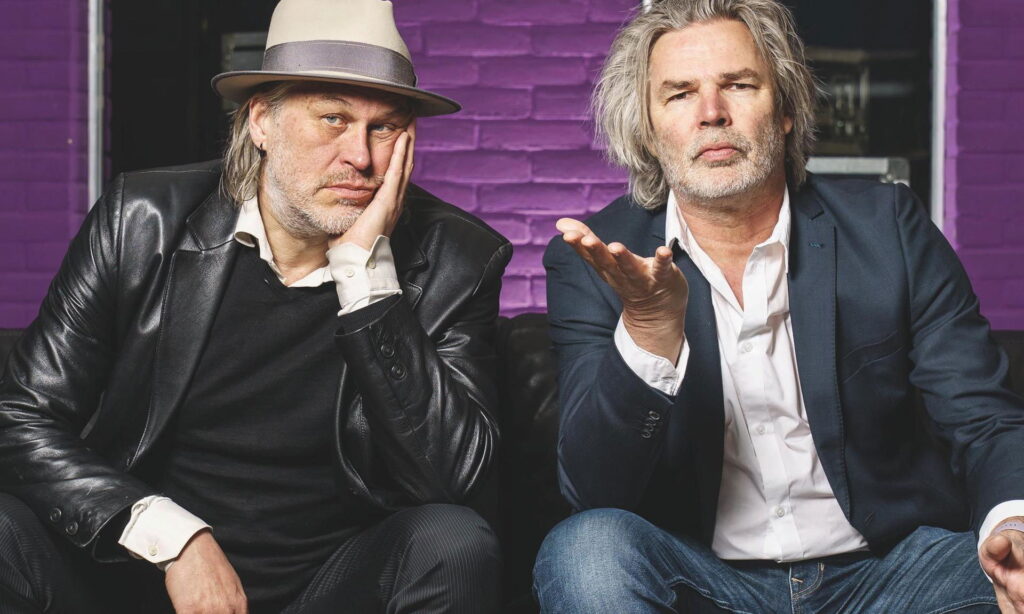 Bert Hadders en Herman Sandman in Assen